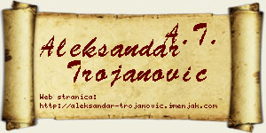 Aleksandar Trojanović vizit kartica
